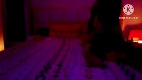 A Sexy Honeymoon Indian Couple at Hotel Room La Nivas Nainital