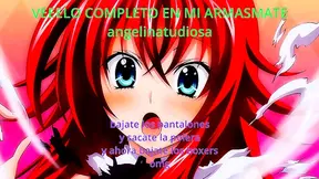 Rias Gives Private Pleasure Lesson with Seductive Handjob Training in Hentai