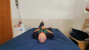 Face sitting BBW domme, part 1, by Ariel and Slave, (cam by Manu) FULL HD