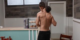 Twink receives endless cock to play with in erotic riding scenes