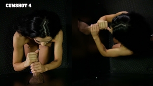 Gloryhole Secrets: Cum Swallowing Brunette Beauty