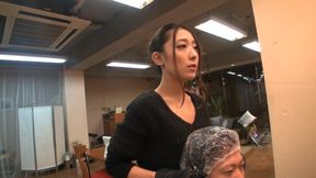 At the Salon Where Her Eyes Meet Mine a Little Too Often