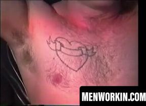 He still has it and proves it by stroking his cock