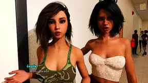 Busty Brunette Seduces John in Hot 3D Hentai Fantasy Full of Desire