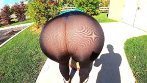 insanely transparent leggings - 43yo wife