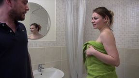 Tallulah, Star Del Ray and Luke Hotrod in Bathroom Action