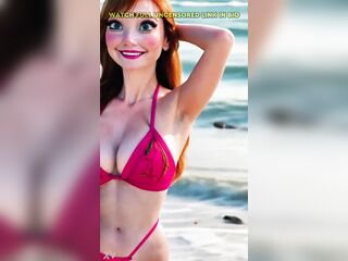Anna soaking up the beach vibes in a sizzling bikini. The adventurous princess is willing for some pleasure in the sun! #disney #frozen #anna #elsa #disneyedit #shorts #fyp