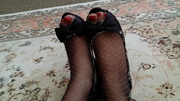 Dani_Leg Moaning and Cuming in Pantyhose and High heels