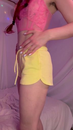 Curvy fit femdom dominates in non-nude scene