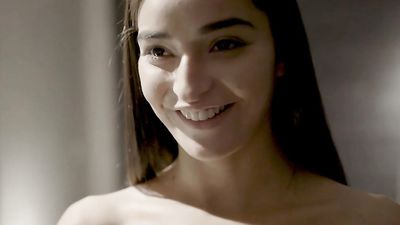 Sexbot teen gets her first time lesbian experience