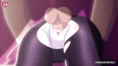 Tiny tits stuffed with thick cum in 3D hentai