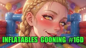 Inflatables Gooning #16D: Squeaky Inflatables Trance (Animated, Music, Text)