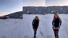 arrivee 45 mn apres sur l ile de senja, qui est juste magnifique et...