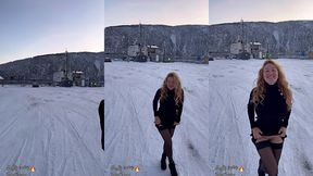 arrivee 45 mn apres sur l ile de senja, qui est juste magnifique et...