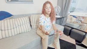 SEDUCED BY THE MAID, DOMINATED BY HER NAVEL - BY THAYLA VIPER AND LIZA - FULL CLIP