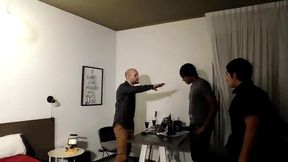 the whore is found in the department and gives her a lesson to educate her 9
