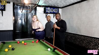 Becky Gets Black Balled over the Pool table with a messy ending