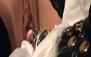 Tied Zuzinka Fucks Her Pussy With Glass Dildo