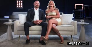 WIFEY Stunning Blonde Hotwife Cameryn Morie Gets Fucked By Another Man While Hubby Watches