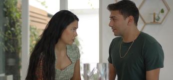 Latina trains her stepson how to fuck