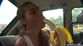 Kelly Bermudez's Hot Latina Body Tempts After Sexy Banana Erotic Tease