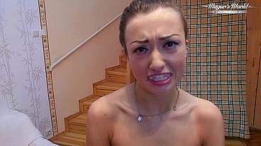 Latvian babe Empera fucks at casting