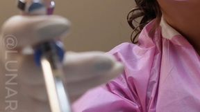 POV you come in for a dental filling procedure, watch me perform the dental procedure, true to what a real dental office would do (fun fact I am a real dental assistant & I am using in this video a real working dental drill, air water syringe etc)