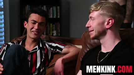 Christian Wilde and Dalton Riley Destroy two subs in BDSM foursome
