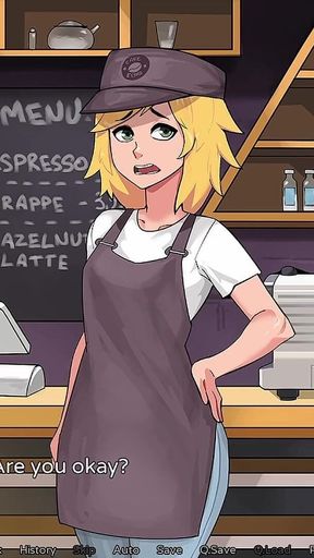Hazelnut Latte 2 - Hot Blonde Femboy Loves to Have My Cock in His Mouth