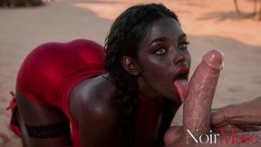 my ebony stepsister went crazy with lust and begged me herself to fuck her deep slit raw [ai]