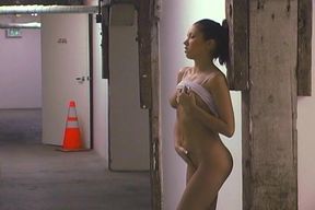 Hot Brunette Babe Gets Fucked Hard in the Basement