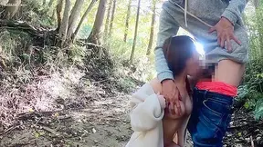 Japanese MILF Adventure – Steamy Outdoor Rendezvous in the Woods