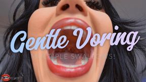 Gentle Giantess Voring With Multiple Swallows & Post Digestion Play Ft Raquel Roper