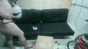 Cleaning the Basement Couch and Then Masturbating E Play Stream 05-07-23
