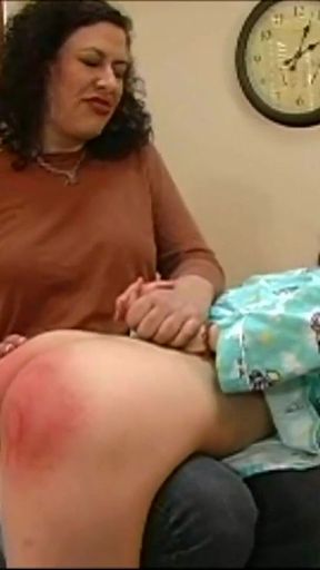 Joelle's Spanking at Bedtime