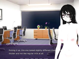 Yandere Shemale hentai screws coworker whilst Trans Hotty watches