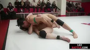 lesbians having group orgy with strapons after battle