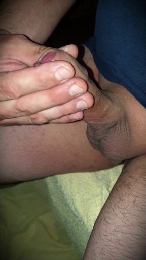 First Time Jerk Off on Camera with my Small Dick and Cumming   Clip 1
