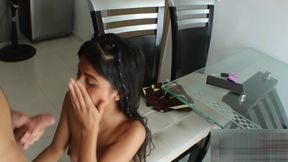 I feel its intense climax squeezing me inside until I explode deep