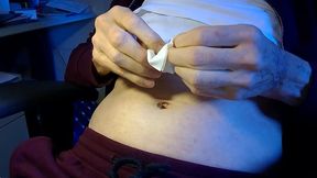 Navel stab and t.
