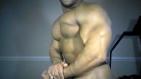 Huge Chubby Muscled Ebony Model Muscle Show