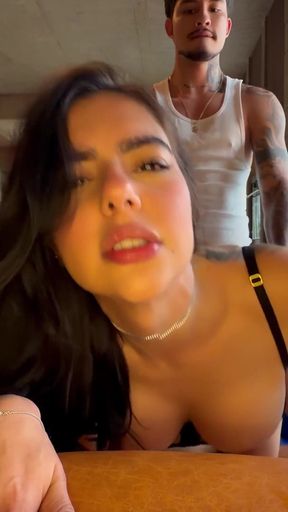 A Model Agrees to Be Fucked Bareback by Her Boss - Iris Rodriguez &amp; Danner Mendez