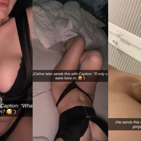 Matured Wife Cheats on Husband and Fucked Doggystyle with her Friend on Snapchat