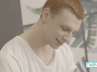 Ginger Micheal P Drills Skinny Cute Lucas A's Wet Love Hole!