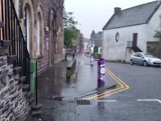 piddle on the pavement