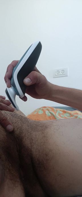 Shaving My Wife's Hairy Cunt