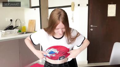 Step sis dove into double creampie and wept