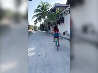 Marvelous Beach Honey Gets Concupiscent in Paradise - Stripped Twat Play in Hammock NSFW VLOG TEASER