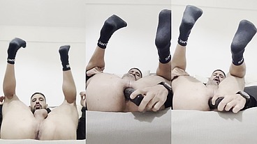 METO UN CONSOLADOR EN MI CULO Y SALE LECHE #cum