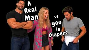 A REAL MAN vs YOU IN DIAPERS - 16 minute Diaper Training AUDIO ONLY
